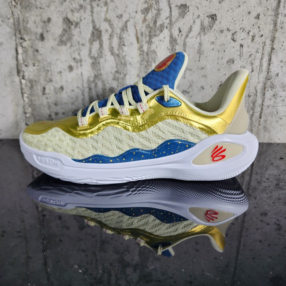 MSRP $160 Under Armour Curry 11 Champion Mindset Women's Size 11 Gold Basketball